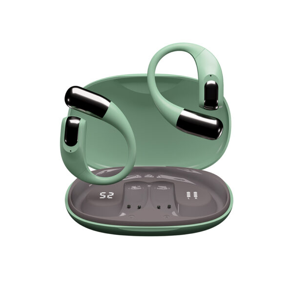 GALAAL Wireless Sport Earbuds Bluetooth Headphones,Lightweight Earbuds with Ear Hooks,Bluetooth5.4 Wireless Earphones,30H Playtime, IPX4 Waterproof Running Headphones for Gym(Green)