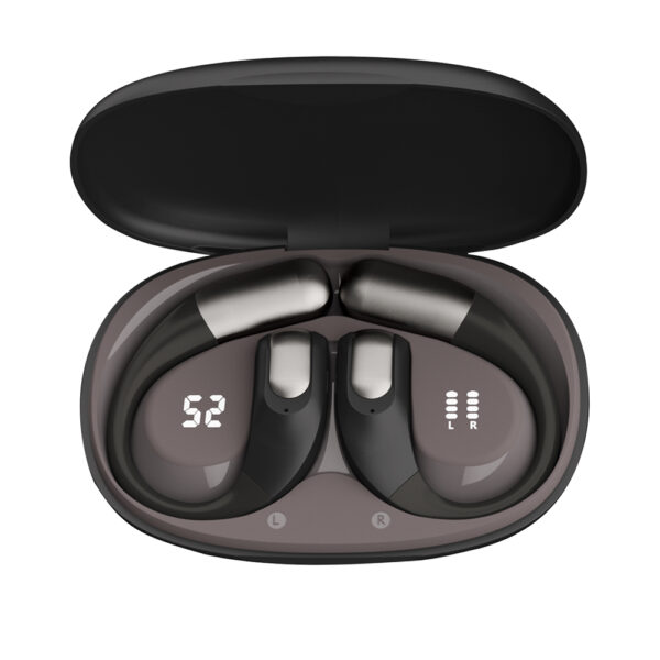 GALAAL Wireless Running Earbuds Bluetooth Headphones,Lightweight Earbuds with Ear Hooks,Bluetooth5.4 Wireless Earphones,30H Playtime, IPX4 Waterproof Running Headphones for Gym(Black)