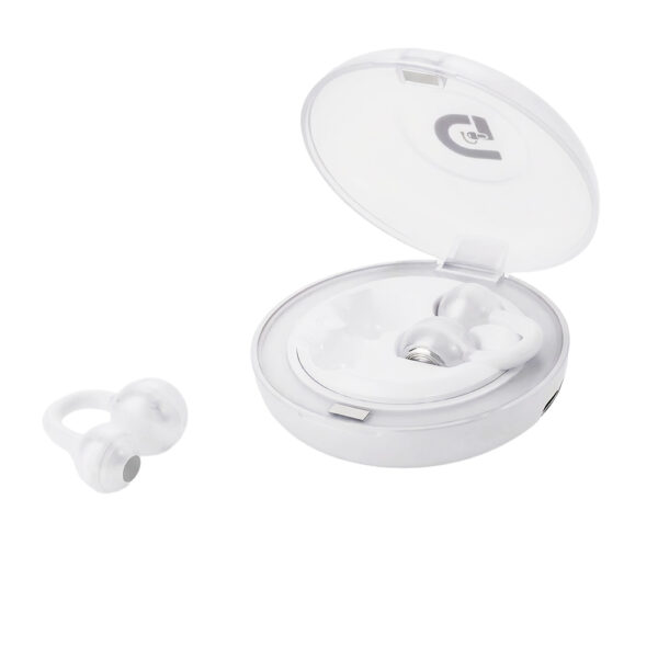 Open Ear Earbuds, Clip on Ear Buds with HD Sound,80H Play Bluetooth 5.3 Wireless Headphones,IPX5 Waterproof Earbuds Comfortable Lightweight Workout Headphones for Gym（White）