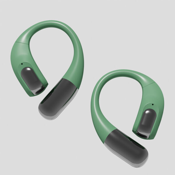 GALAAL Wireless Sport Earbuds Bluetooth Headphones,Lightweight Earbuds with Ear Hooks,Bluetooth5.4 Wireless Earphones,30H Playtime, IPX4 Waterproof Running Headphones for Gym(Green)